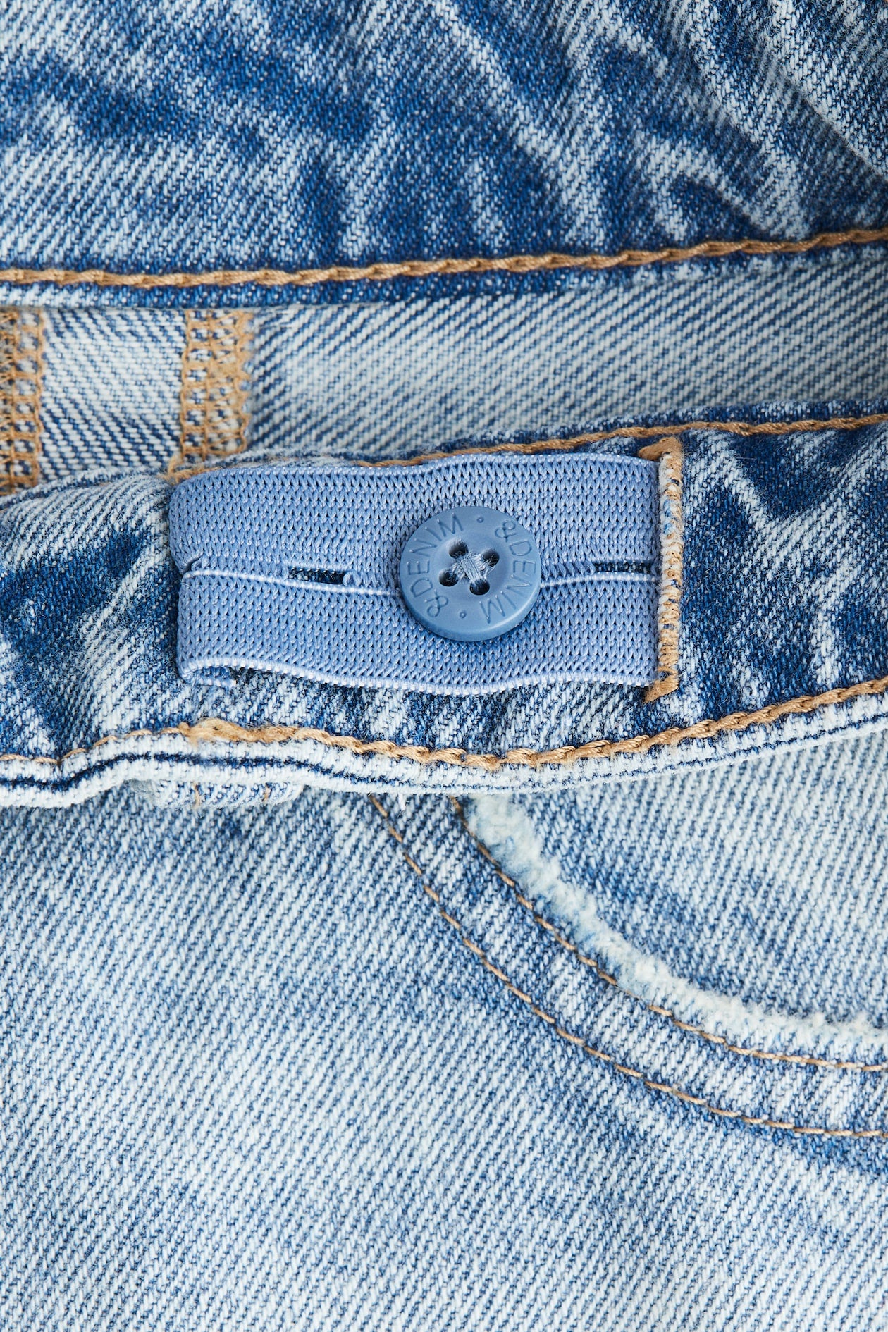 Mens NAVY BLACK Baggy Jeans